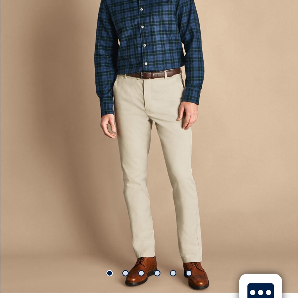 Ultimate non-iron Chino Stone Classic Fit 32W x 34L NEVER WORN